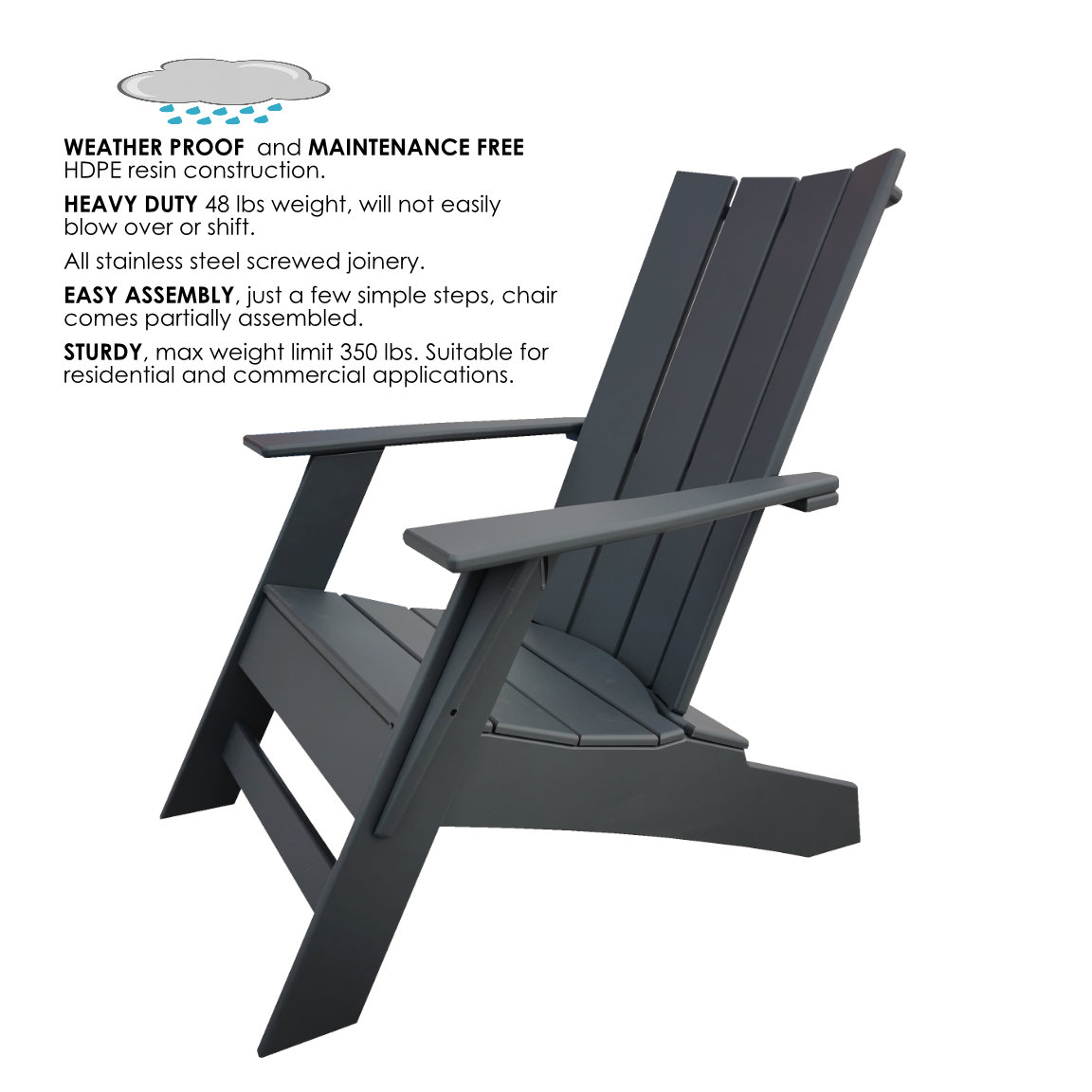Modern Adirondack Chair - Image 8