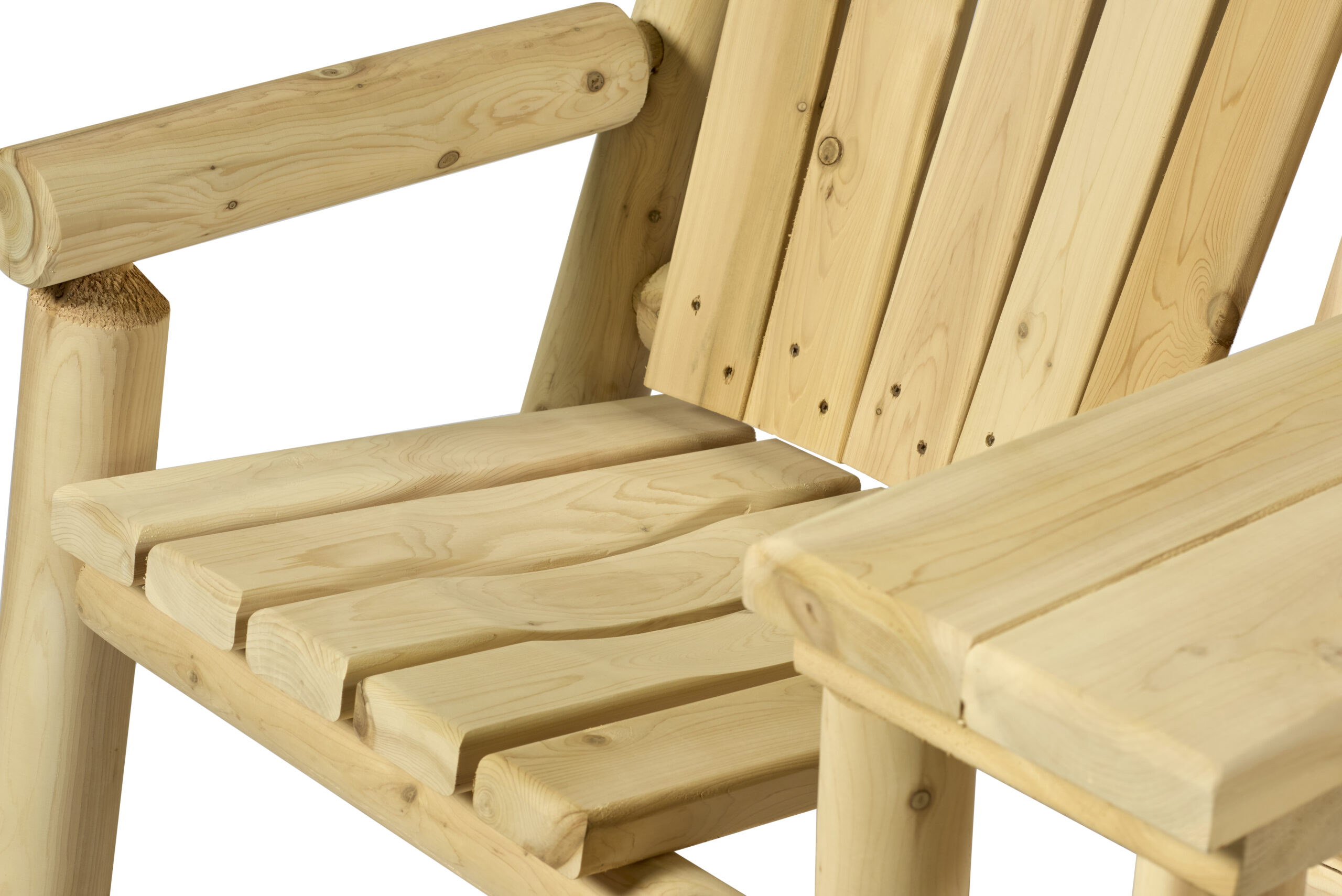 Cedar Log Bench - Image 3