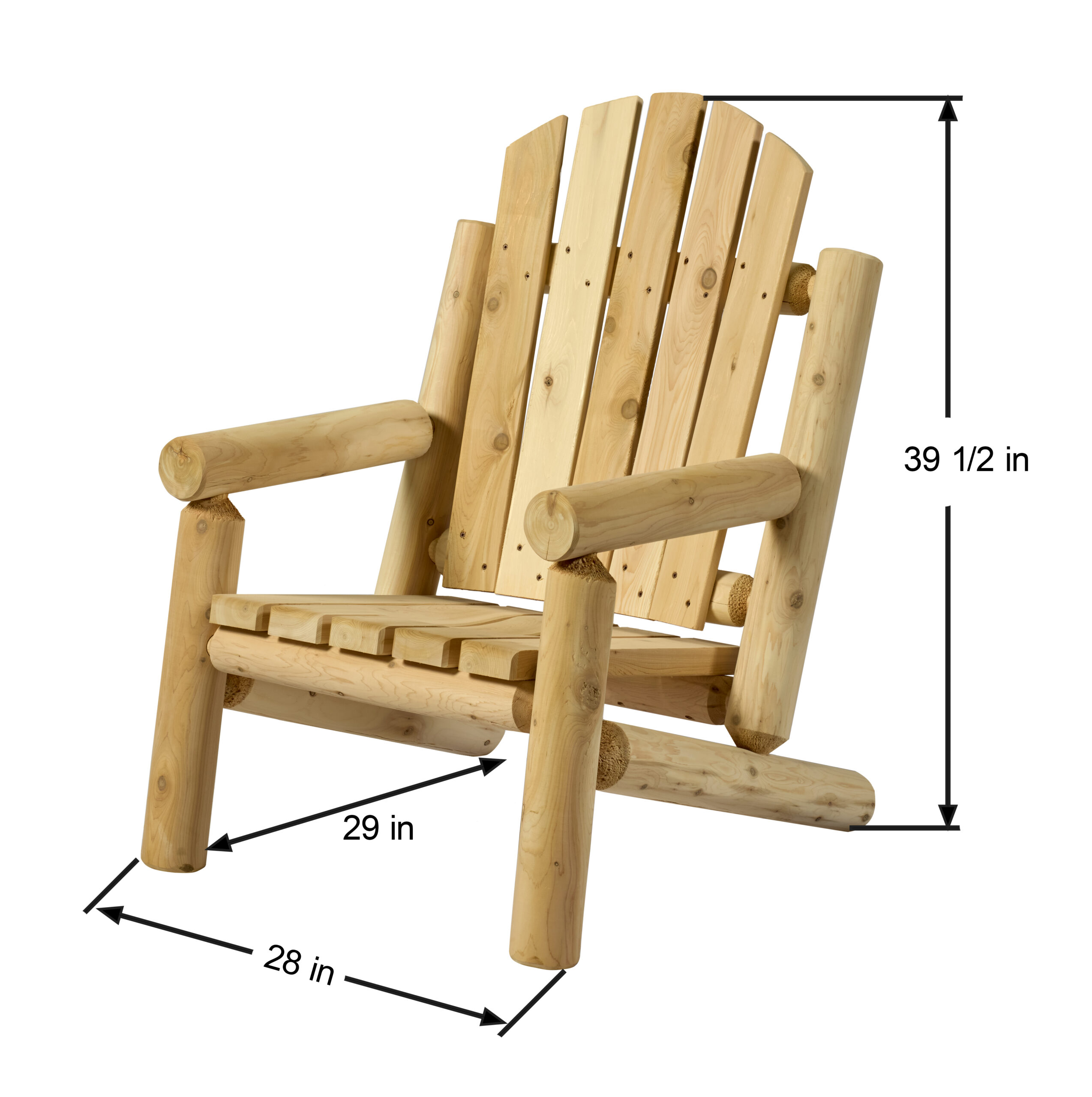 Cedar Log Chair - Image 2